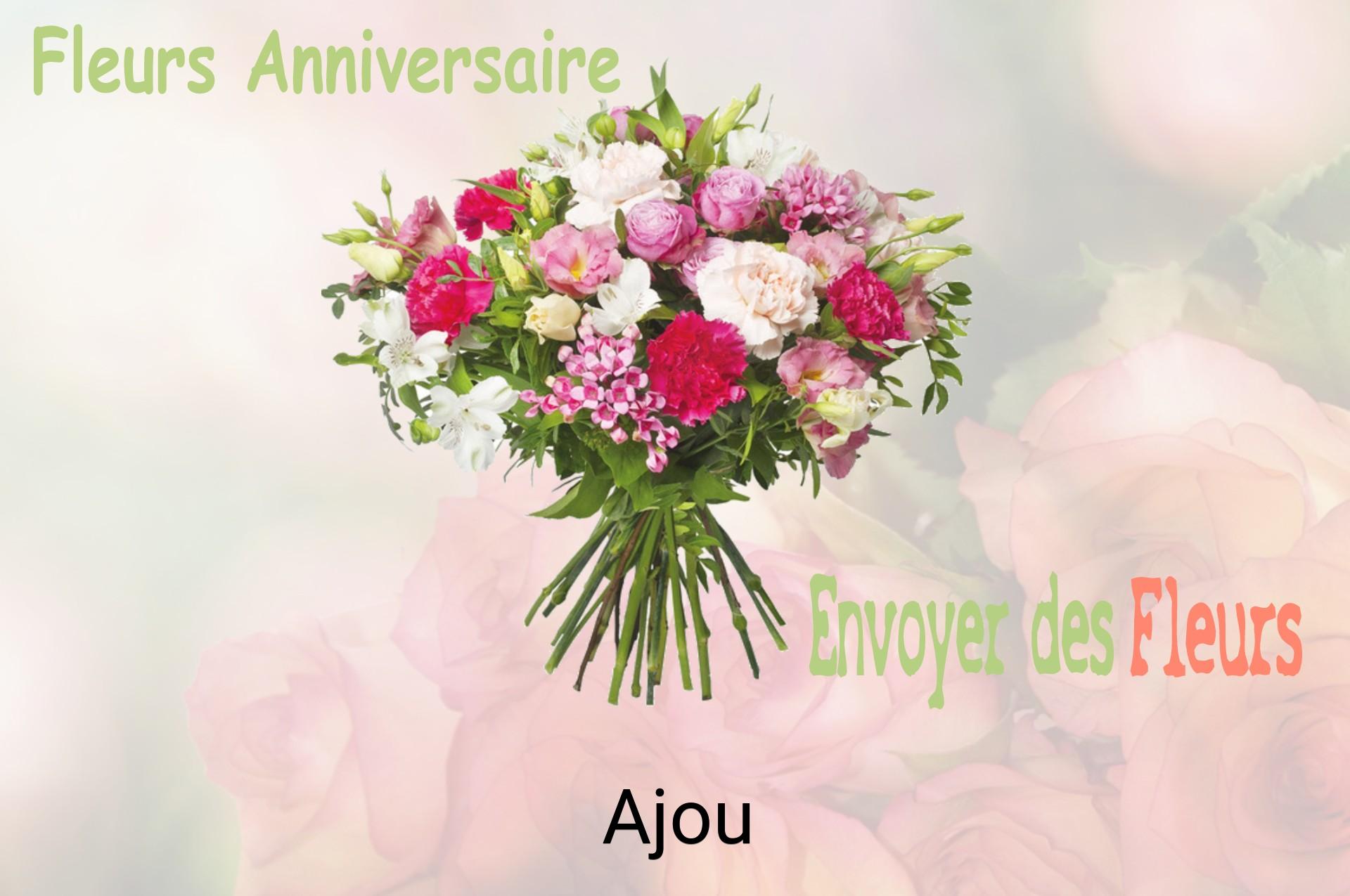 Bouquet de fleurs d’anniversaire livré à Ajou